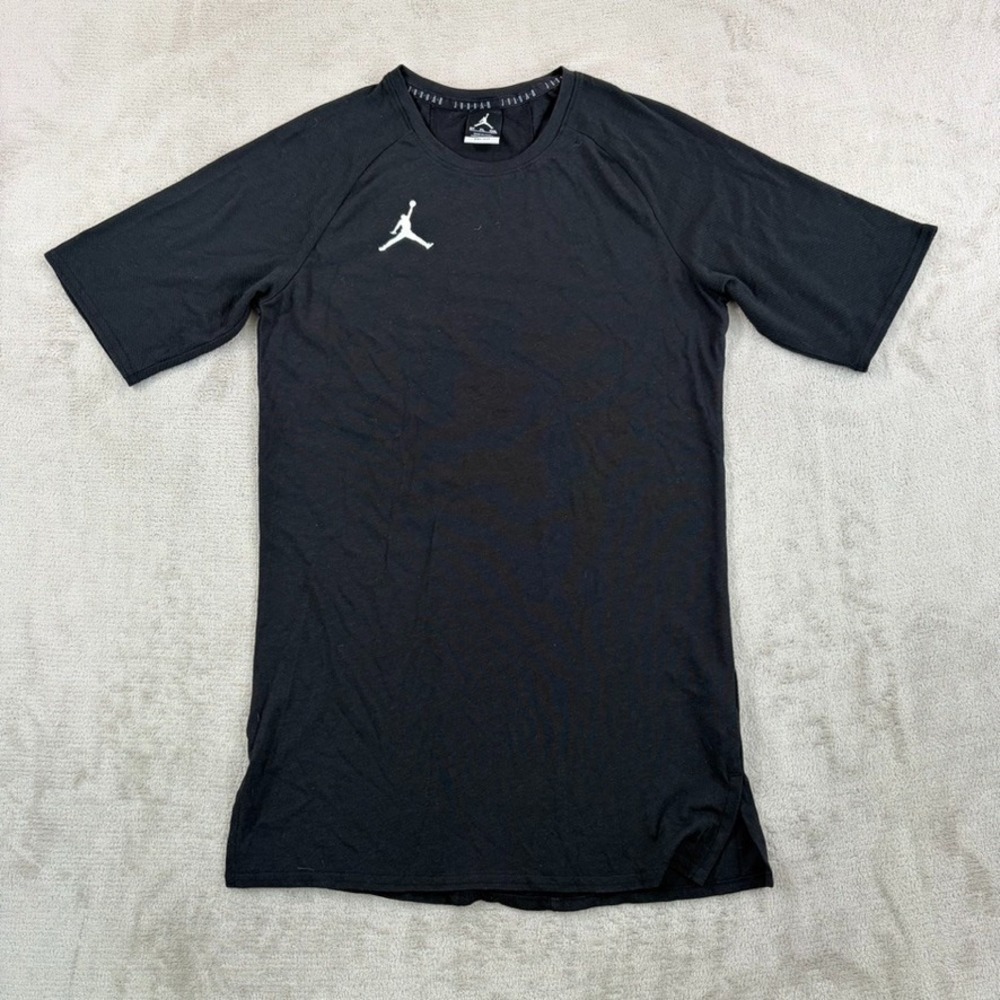 Nike Team Jordan Alpha 23 Dri-FIT T Shirt n Black Men ST Small Tall Short Sleeve